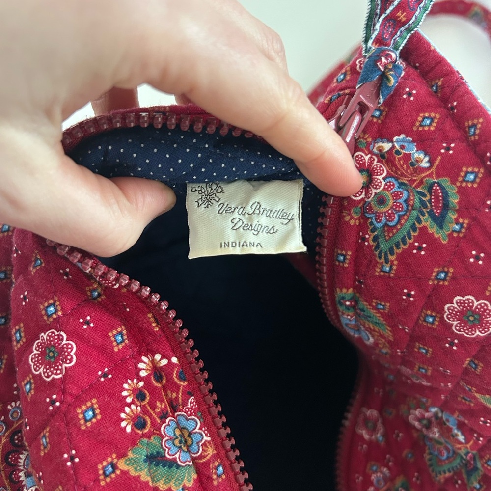 Vera Bradley Provincial Red Hoosier 1986 bag - Picture 13 of 16